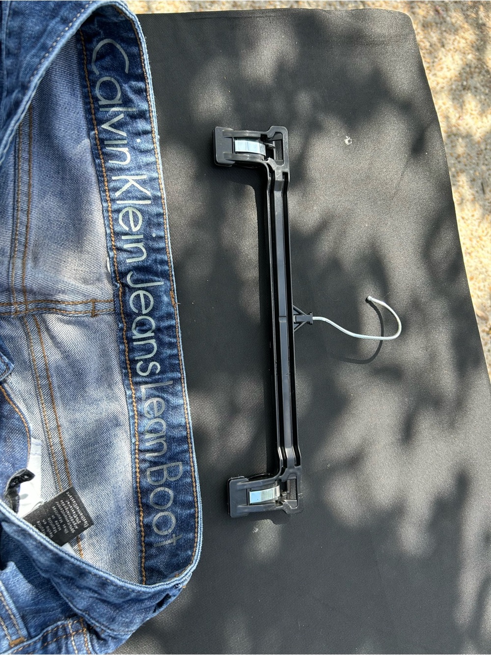 Calvin Klein Denim Bootcut Jeans in Medium Blue Wash